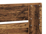 Bed Frame with Headboard Old Wood 140 x 200 cm Solid Pine Wood 3411413