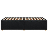 Bed Frame without Mattress Black Single Fabric 3284783
