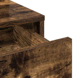 Dressing Table Smoked Oak 100 x 41 x 140 cm Engineered Wood 865149
