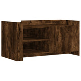 Coffee Table Smoked Oak 100x50x50 cm Engineered Wood 848364