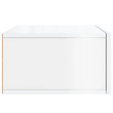 Wall-mounted Bedside Cabinets 2 pcs High Gloss White 35x35x20 cm 829857