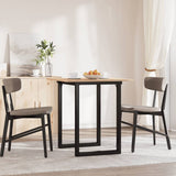 Dining Table O-Frame 60x60x75 cm Solid Wood Pine and Steel 3282670