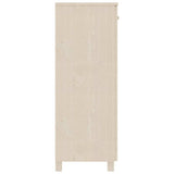 Shoe Cabinet "HAMAR" Honey Brown 85x40x108 cm Solid Wood Pine 340516