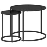 Coffee Table Set 2 pcs 55 x 55 x 45 cm steel 42026685