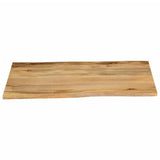 Table Top 100x80x2.5 cm Live Edge Solid Wood Mango 370724