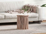Stool Natural 30 x 30 x 45 cm Solid Teak Wood 42012387