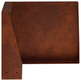 Retaining Wall 50 x 50 x 40 cm Weathering Steel Rusty 8015225