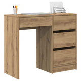 Desk with Drawer Artisan Oak 90 x 37.5 x 75 cm Engineered Wood 869497
