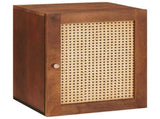 Bathroom Cabinet 5 pcs Brown and Black Solid Mango Wood 3310174