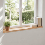 Window Sills 2 pcs Natural 100 x 20 x 2 cm Solid Beech Wood 42048138