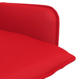 Armchair Red Faux Leather 42047740
