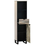 Bathroom Cabinet White 38 x 33 x 160 cm Engineered Wood 4017994