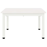 Coffee Table White 60 x 60 x 36 cm Solid Pine Wood 892760