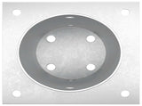 Round Ground Anchor 12 pcs Silver 15 x 15 x 15 cm Metal 42030121
