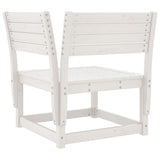Garden Sofa Set White Solid pine wood Large Modular 3217016