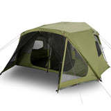 Family Tent 10-Person Green Quick Release Waterproof 94290