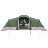 Family Tent with Roof Green and Grey 721 x 335 x 212 cm 4100670