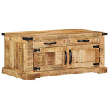 Coffee Table with Drawer Brown 90 x 50 x 40 cm Solid Mango wood 4019628