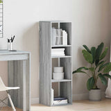 ZNTS Book Cabinet Grey Sonoma 34x31x112 cm Engineered Wood 860288