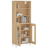 Highboard Sonoma Oak 69.5x34x180 cm Engineered Wood 3189312