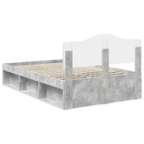 Bed Frame with Headboard Concerte 120 x 190 cm Solid Pine Wood 3412928