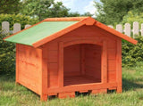 Dog Kennel Brown 65x65x61.5 cm Solid Wood Pine 172273