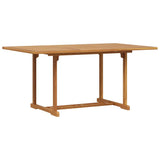 Garden Dining Set 7 pcs Natural Solid Acacia Wood 3375775
