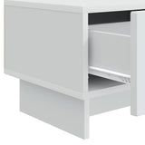 TV Cabinet with Drawer White 147 x 34.5 x 30 cm Engineered Wood 894015