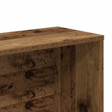 Book Cabinet Old Wood 157x24x160 cm Engineered Wood 855888
