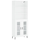 Highboard White 69.5x34x180 cm Engineered Wood 3189333