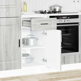Kitchen Base Cabinet Porto Grey Sonoma Engineered Wood 853953