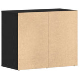 Cosmetic Cabinet Black Oak 80 x 40 x 65 cm Engineered Wood 862788