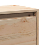 Wall Cabinets 2 pcs 45x30x35 cm Solid Pinewood 813436