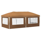 Pop-up Party Tent 575 x 289 x 245 cm Beige 42019793