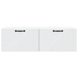 Wall-Mounted TV Cabinet White 98 x 41 x 30 cm Engineered Wood 898695