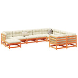Garden Sofa Set Wax brown Solid pine wood Large Modular 3299637