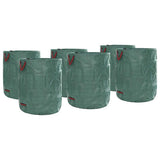 Garden Waste Bags 12 pcs Green 79 x 79 x 99.5 cm Polypropylene 42008108