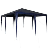 Party Tent Blue 400 x 400 x 266 cm Polyethylene and Steel 42003422