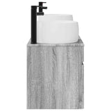 Bathroom Cabinet Set 3 pcs Grey Sonoma 49 x 44.5 x 66 cm 3405773