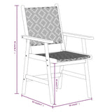 Garden Dining Set Brown Solid Acacia Wood, Poly Rattan 7 Piece 3087125