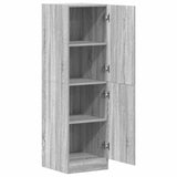 Kitchen Cabinet Grey Sonoma 38x41.5x131.5 cm Engineered Wood 860117
