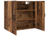 Wall-Mounted Cabinet 2 pcs Old Wood 69.5 x 34 x 90 cm 3394506