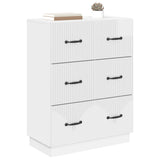 Drawer Cabinet High Gloss White 66 x 34.5 x 87 cm 895299