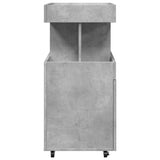 Bar Cart Concrete Grey 50x41x89 cm Engineered Wood 848265