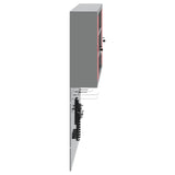 Tool Cabinet Set with Shelf 4 pcs Red Powder-Coated Steel 3321407