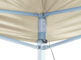 Party Tent Folding Cream 291 x 580 x 315 cm Oxford Fabric 42023640
