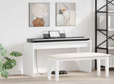 Keyboard Stand White 100 x 32 x 64 cm Engineered Wood 899495