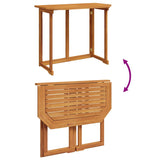 Garden Bistro Set 3 pcs Brown Solid acacia wood 3328694