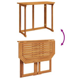 Garden Bistro Set 3 pcs Brown Solid Acacia Wood 3328694