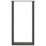 Bar Table Legs U-Shaped 2 pcs Anthracite 50x cm Steel 4013222